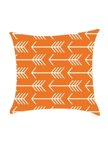 6 peças/conjunto Estojo decorativo de almofada de arremesso linho modernista impressão geométrica sem enchimento para sofá - Multicolorido - Ver 6