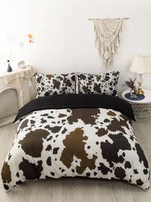 3 件組牛毛聚酯纖維羽絨被套套裝 - 彩色 - 查看 1