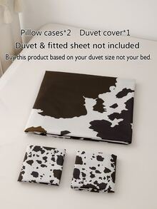 3 件組牛毛聚酯纖維羽絨被套套裝 - 彩色 - 查看 3