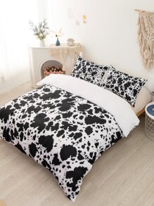 奶牛圖案被套套裝不附帶內芯 - 彩色 - 查看 5