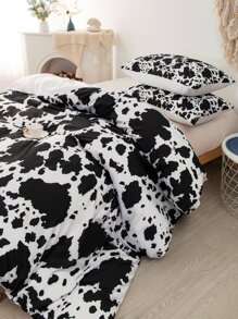 奶牛圖案被套套裝不附帶內芯 - 彩色 - 查看 6