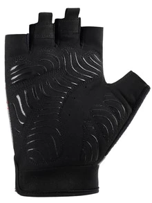 1 đôi Găng tay thể thao nửa ngón họa tiết chữ cái - Xám - Xem 4