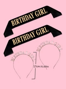 1 Bộ Vải Tất & Đảng Tóc Vòng, hiện Đại Chữ Đồ Họa Nghi Lễ Dây Đeo Vai & Đảng Tóc Vòng Bộ Cho Gia Đình - Xem 4