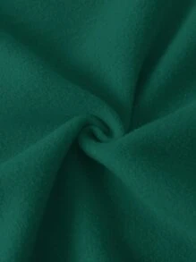 INAWLY Plus  Pocket Drawstring Thermal Lined Hoodie, Winter Fall Autumn - Dark Green - View 7