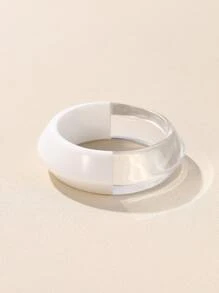 Vòng đeo tay hai tông màu rõ ràng - trắng - Xem 2