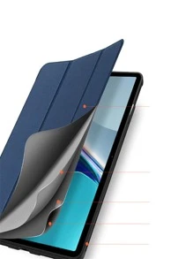 PU皮革殼套兼容華為MatePad - 藍色 - 查看 5