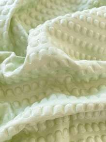 Bow Decor Ruffle Duvet Cover Set Without Filler, Mint Green Cute Bedding For Bedroom - Mint Green - View 7