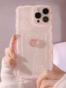 Vỏ điện thoại trang trí trái tim - Nhiều màu - Xem 1