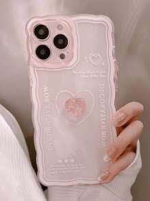 Vỏ điện thoại trang trí trái tim - Nhiều màu - Xem 4