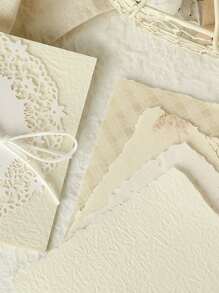 32 Chiếc Giấy Chất Liệu Hoa Văn Hỗn Hợp, Giấy Thủ Công Trang Trí Đa Năng Cổ Điển Cho Thủ Công DIY, Trang Trí - Nhiều màu - Xem 4