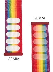 1 pieza Correa de reloj compatible con Apple Watch de ombré - Multicolor - Ver 3