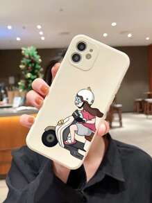 2pcs Cartoon Figure Graphic Anti-fall Phone Case - Multicolor - View 2