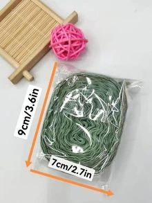 1roll Lace Design DIY Trim, Modern Polyamide Sewing Trim For Home - Green - View 4
