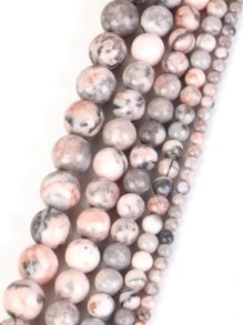 Phụ kiện trang sức DIY hạt 1 sợi - Hồng - Xem 1