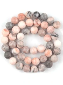 Phụ kiện trang sức DIY hạt 1 sợi - Hồng - Xem 2