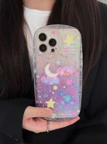 星月圖案手機殼 - 彩色 - 查看 2