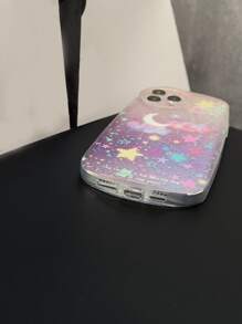 星月圖案手機殼 - 彩色 - 查看 3