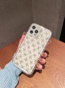 Butterfly Pattern Anti-fall Phone Case - Black - View 3