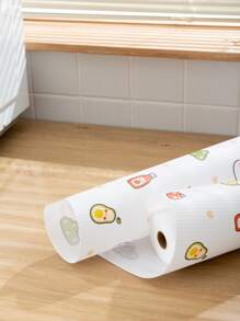 1roll Cartoon Graphic Oil Proof Mat,Spring Summer Picks,Brides Maid Gifts,Room,Bedroom Decor,Beach,Travel,For Men,For Women,Vacation,Cute Stuff - Multicolor - View 2