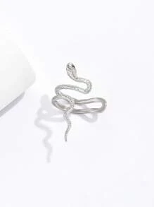 1入組蛇設計耳夾