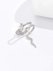 1入組蛇設計耳夾