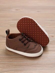 0-1 Years Old Baby Soft Sole Anti-Slip Shoes, Spring & Autumn - Brown - View 2