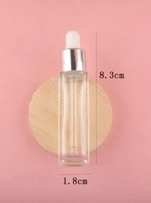 1入組空10毫升分裝瓶，空透明分配器容器用於旅行裝化妝品，空化妝品可再填充旅行容器塑料髮膠瓶噴霧器用於香水護膚化妝乳液 - 彩色 - 查看 4