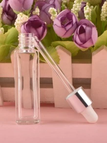 1入組空10毫升分裝瓶，空透明分配器容器用於旅行裝化妝品，空化妝品可再填充旅行容器塑料髮膠瓶噴霧器用於香水護膚化妝乳液 - 彩色 - 查看 5