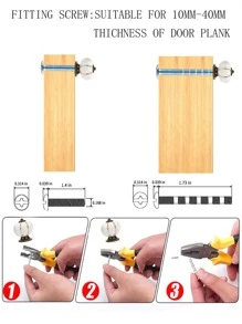 1pc Pumpkin Shaped Drawer Knob - White - View 4