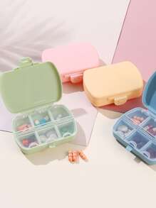 1入組多格藥品收納盒6格戶外藥盒 - 綠色 - 查看 3