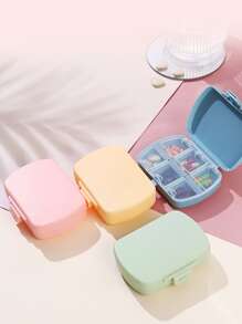 1入組多格藥品收納盒6格戶外藥盒 - 綠色 - 查看 6