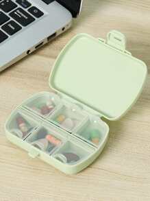 1入組多格藥品收納盒6格戶外藥盒 - 綠色 - 查看 10