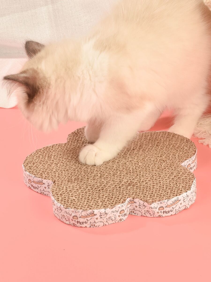 1 cái cào cào hình hoa mèo cho mèo chơi - Nhiều màu - Xem 1