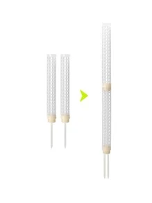 1set Plastic Plant Support Stake, Plant Climbing Holder For Plant - Clear - View 3