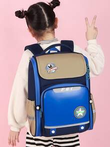 兒童卡通圖案經典背包可愛學校