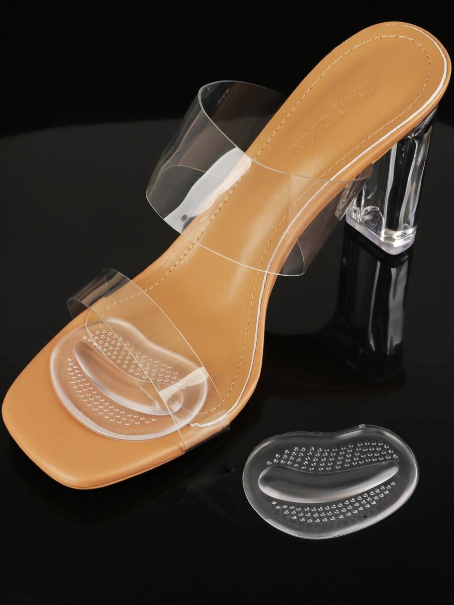 1對高跟鞋防滑腳墊 - 無色 - 查看 1