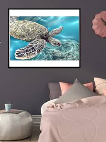 Turtle Pattern DIY Diamond Painting Without Frame - Multicolor - View 3