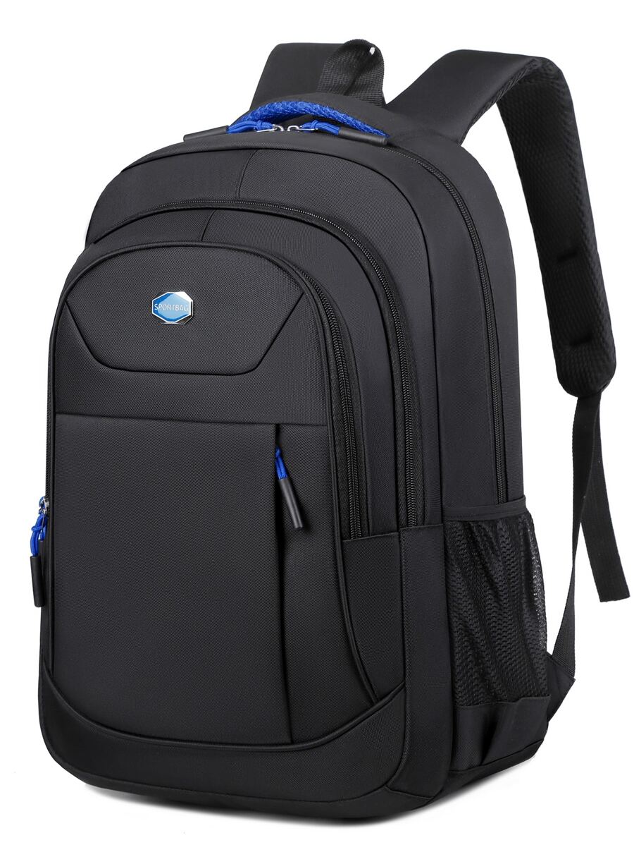 书包 笔记本电脑包 背包 单肩包 运动包 大学生书包 大学户外徒步露营运动背包 轻便可调节肩带 大容量电脑 户外防水露营徒步旅行书包 旅行包 夏季返校沙滩包 笔记本电脑包 运动生活 男士黑色书包 徒步旅行包 周末包 学校背包 - 黑色 - 查看 1