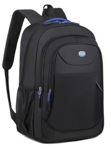 书包 笔记本电脑包 背包 单肩包 运动包 大学生书包 大学户外徒步露营运动背包 轻便可调节肩带 大容量电脑 户外防水露营徒步旅行书包 旅行包 夏季返校沙滩包 笔记本电脑包 运动生活 男士黑色书包 徒步旅行包 周末包 学校背包 - 黑色 - 查看 6