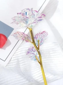 1 Hoa Giả Bằng Nhựa, Hoa Giả Sáng Tạo Cho Bữa Tiệc, Ngày Lễ Tình Nhân, Ngày Của Mẹ - Hồng - Xem 3