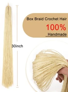 Extensión del pelo micro trenzado sintético - Beis - Ver 4