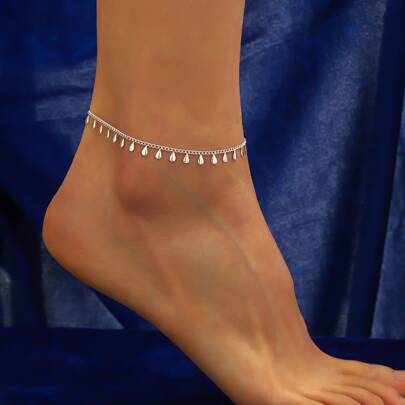 Water-drop Decor Anklet