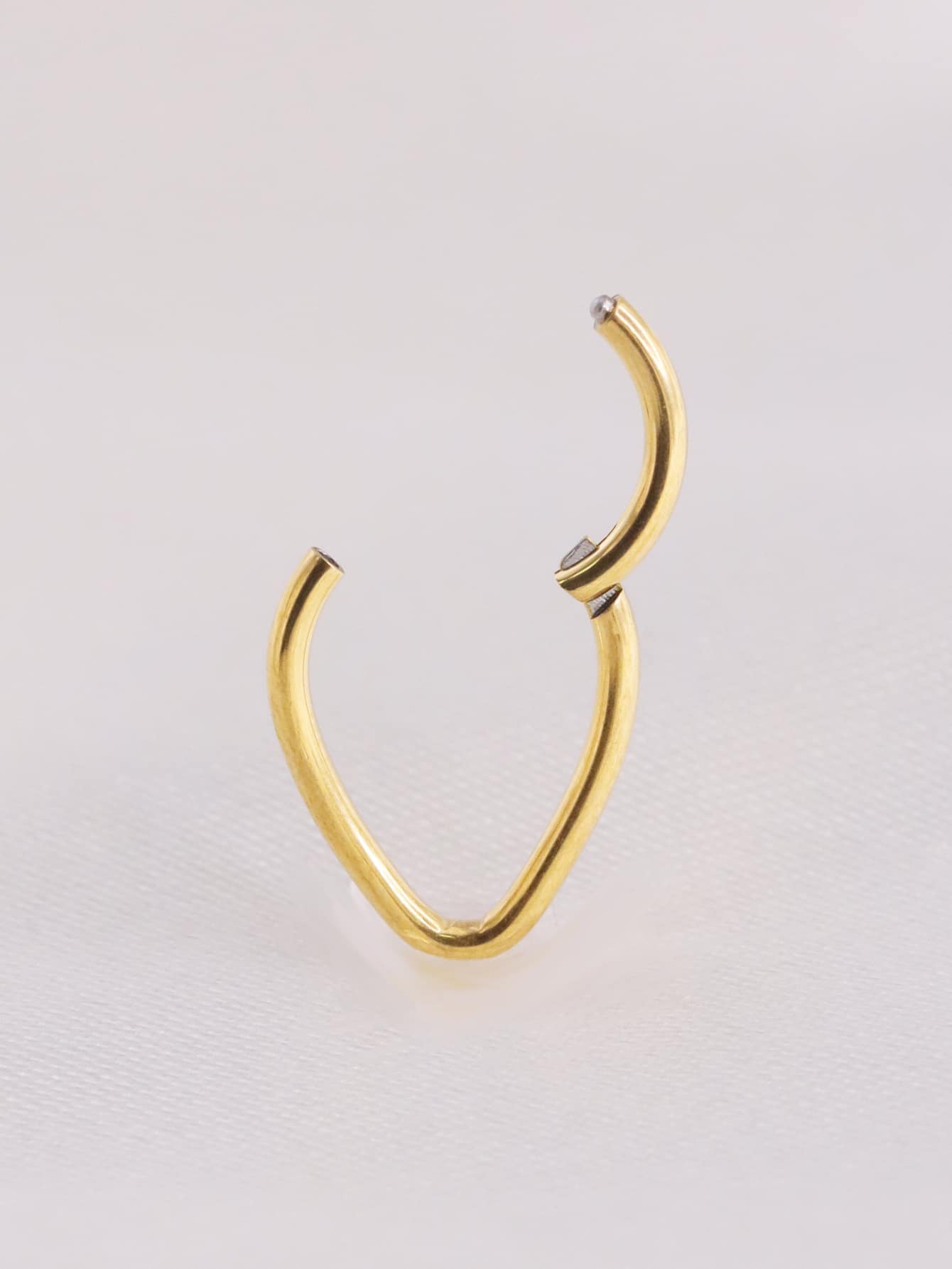 1pc 20G 0.8MM Smooth Surface Nose Ring Earring Nose Septum Ring, Fashion Piercing Jewelry