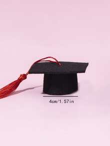 1 pieza Sombrero con diseño de fleco al azar pájaro para loro para accesorio para foto - Multicolor - Ver 3