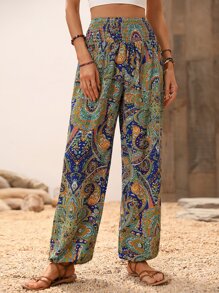 Breezaya Mandala Print Jogger Trousers - Multicolor - View 4