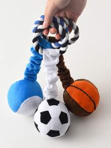 1pc Ball Design Random Pet Sound Toy For Cat And Dog For Play - Multicolor - View 3