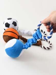 1pc Ball Design Random Pet Sound Toy For Cat And Dog For Play - Multicolor - View 4