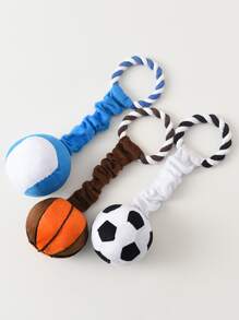 1pc Ball Design Random Pet Sound Toy For Cat And Dog For Play - Multicolor - View 5