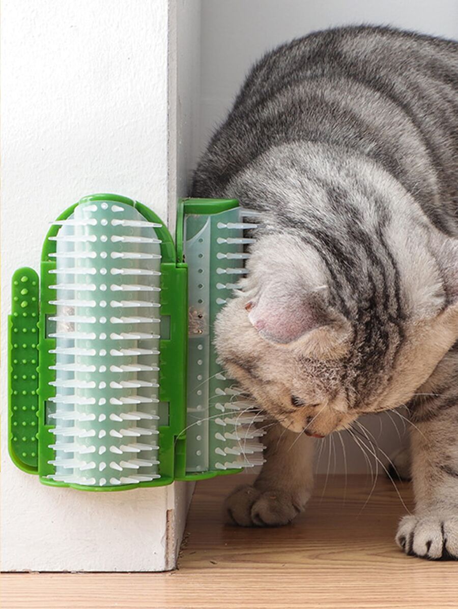 1入組可拆卸寵物毛梳適用於狗和貓用於美容 - 彩色 - 查看 1