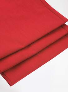 CLOUDSTYLE Bộ đồ nam Nút đôi Túi màu trơn Buổi tiệc - Đỏ - Xem 6